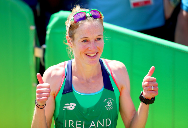 Fionnuala McCormack after finishing in 20th