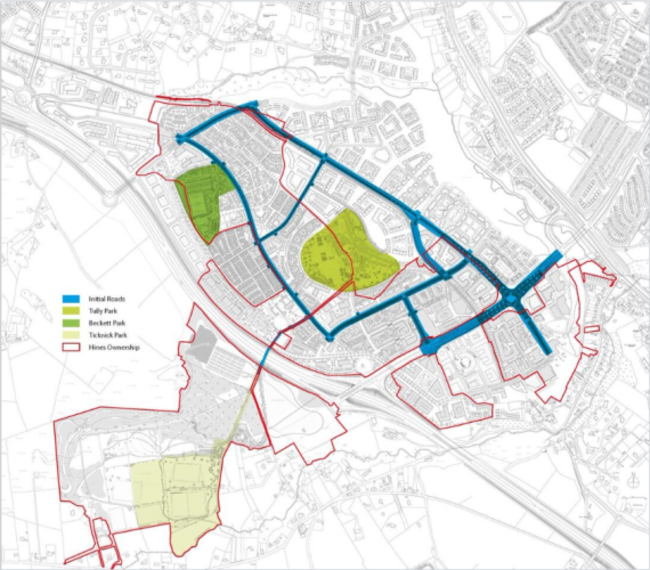 Cherrywood Road Network