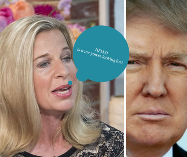 Katie hopkins & Donlad Trump