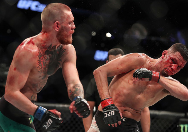 Conor McGregor and Nate Diaz