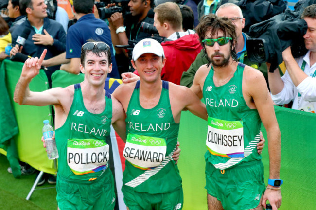 Paul Pollock, Kevin Seaward and Mick Clohisey