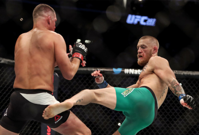 Conor McGregor and Nate Diaz