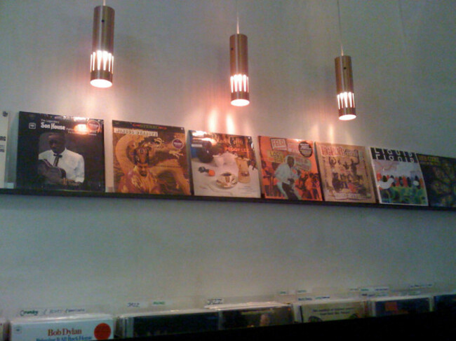 Beautiful display at Sort Kaffe og Vinyl