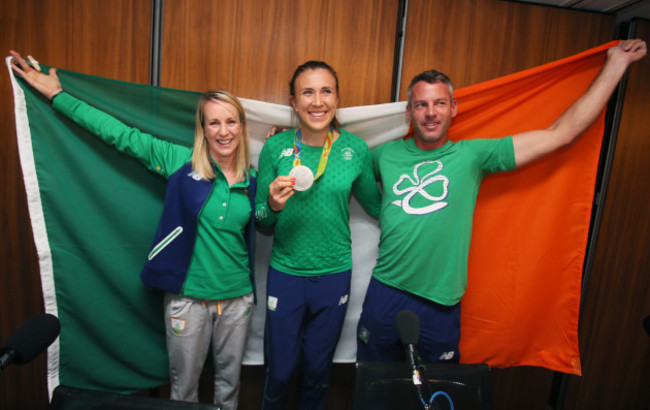 Annalise Murphy arrival - Dublin Airport