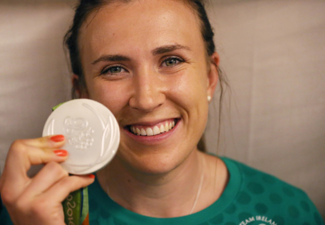 Annalise Murphy arrival - Dublin Airport