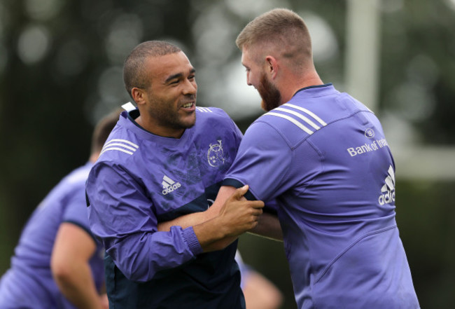 Simon Zebo and Darren O'Shea