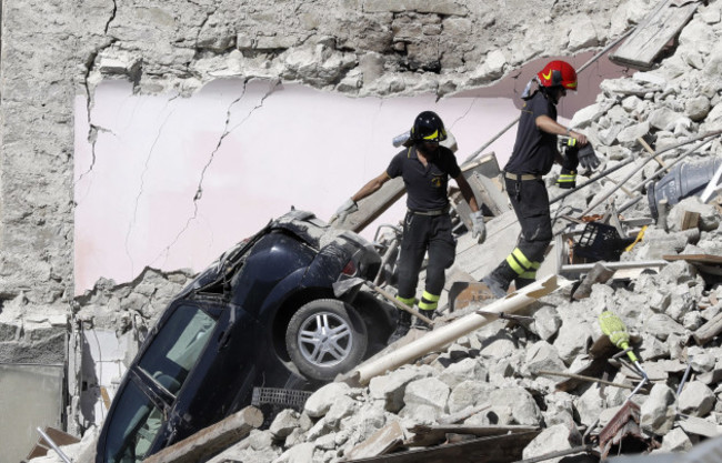 APTOPIX Italy Quake