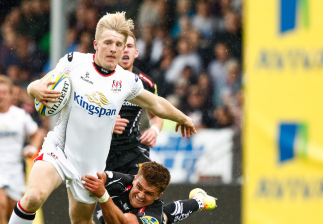 Rob Lyttle scores his sides second try