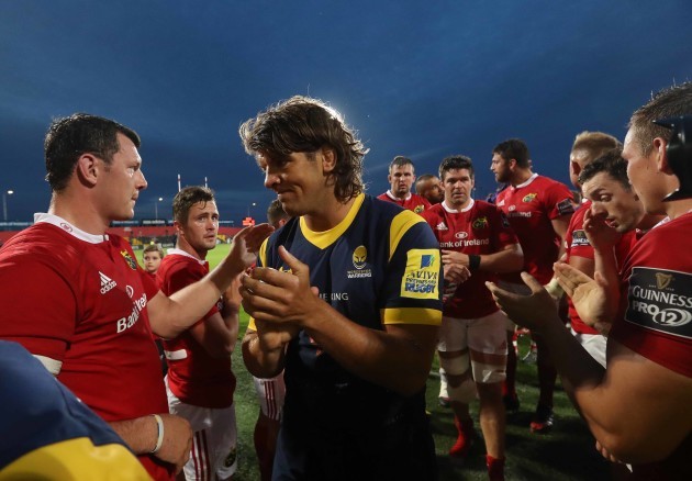 Donncha O'Callaghan at the end of the match