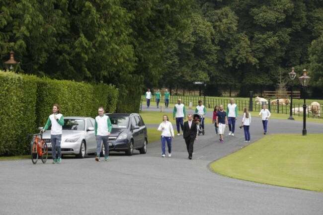 28/08/2016. Members of Team Ireland who competed a