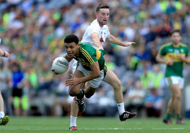 Stefan Okunbar with Sam Doran