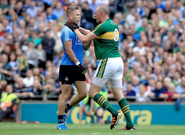 Kieran Donaghy with Jonny Cooper