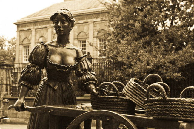 Famous Molly Malone Statue