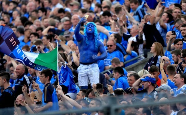Dublin supporters celebrate
