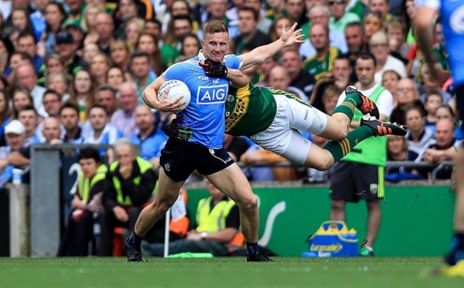 Ciaran Kilkenny with Kieran Donaghy