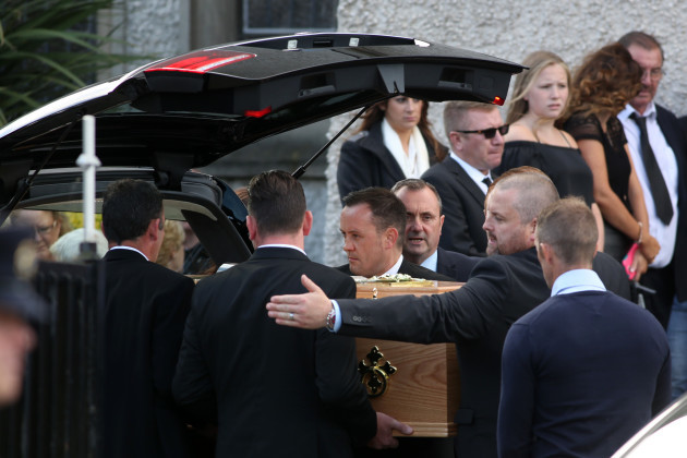 30/8/2016 Trevor O Neill Funeral. The funeral of T