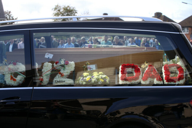 30/8/2016 Trevor O Neill Funeral. The funeral of T