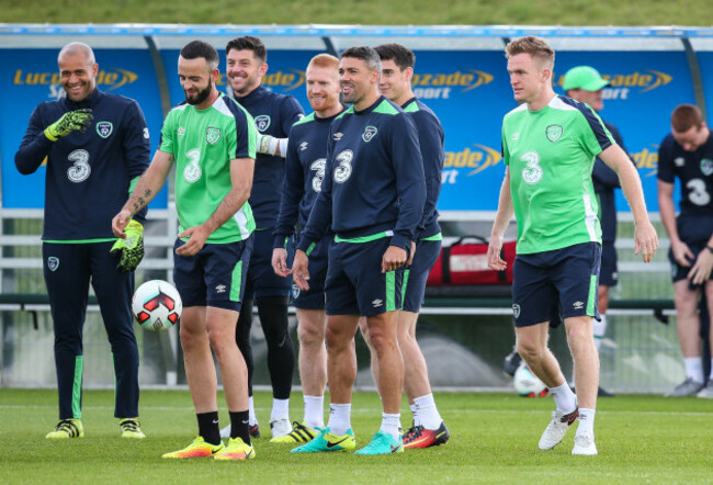 Marc Wilson, Jonathan Walters and Alex Pearse