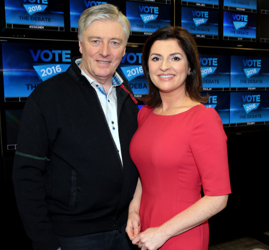 Pat Kenny and Colette Fitzpatrick pictured today a
