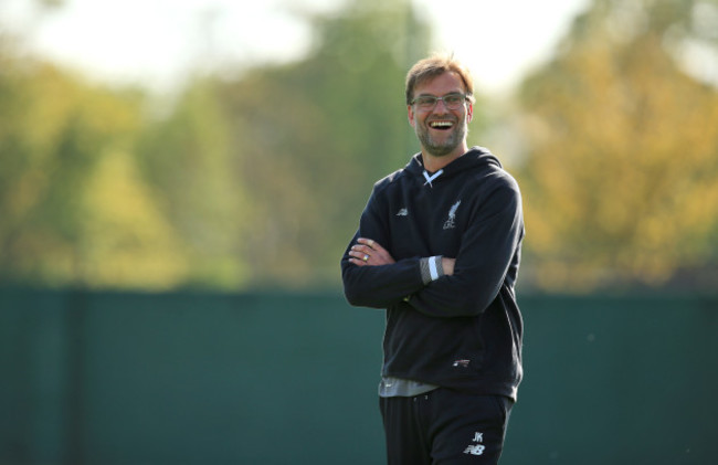 Liverpool Training and Press Conference - Melwood Training Ground