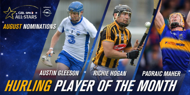 Opel POTM - Hurling Nominees