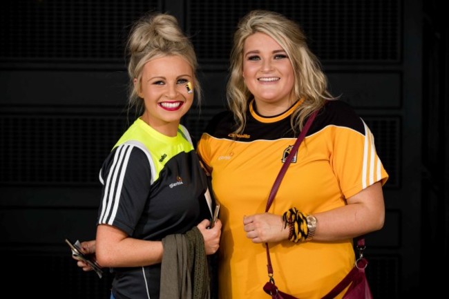 Niamh Whelan and Sharon Doherty from Graiguenamanagh, Co Kilkenny