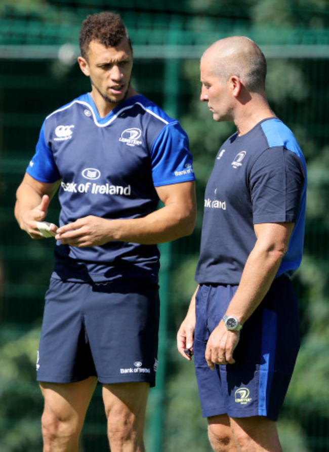 Zane Kirchner with Stuart Lancaster