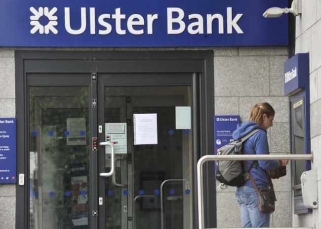 File Photo Ulster Bank is to write to 2000 people in arrears telling them if they sell their homes they will not be pursued for the outstanding debt if they are on low incomes and