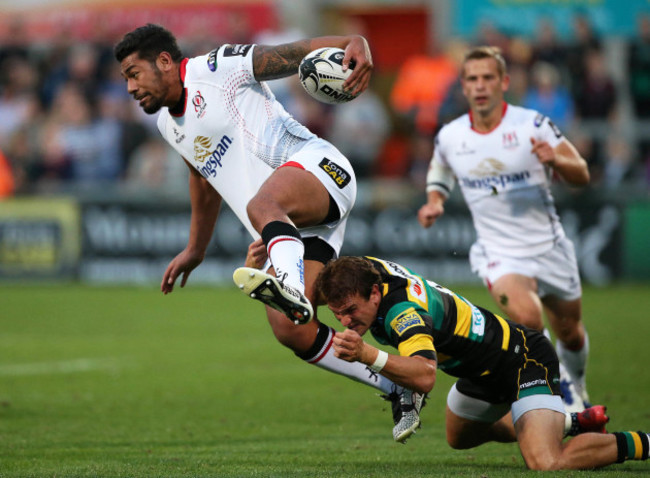 Charles Piutau and Lee Dickson