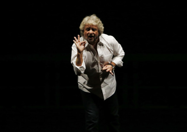 Italy Politics Beppe Grillo