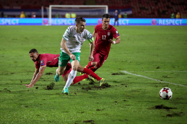 Serbia v Republic of Ireland - 2018 FIFA World Cup Qualifying - Group D - Rajko Mitic Stadium