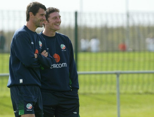 Roy Keane and Jonathan Macken 17/8/2004