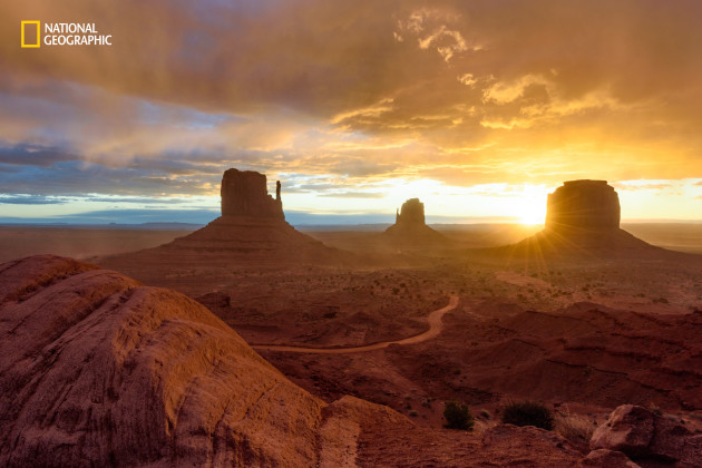 Daybreak at Monument Valley