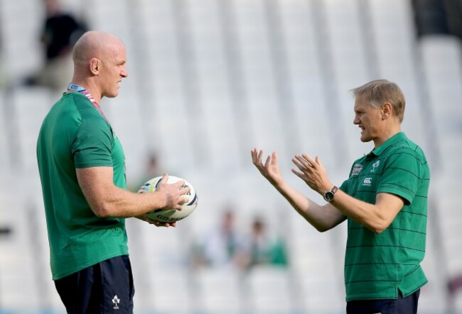 Paul O'Connell and Joe Schmidt