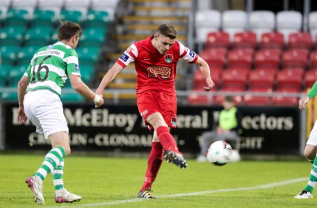 Garry Buckley scores their second goal