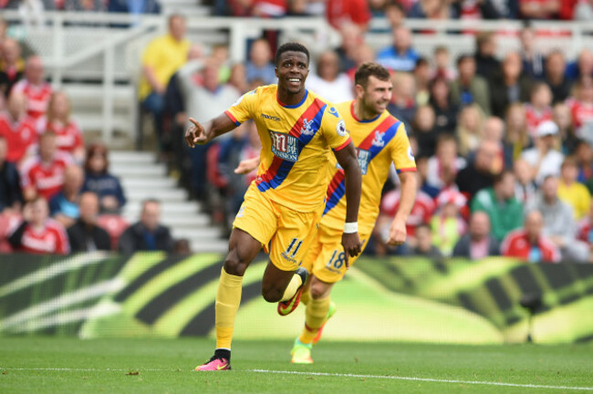 Middlesbrough v Crystal Palace - Premier League - Riverside Stadium