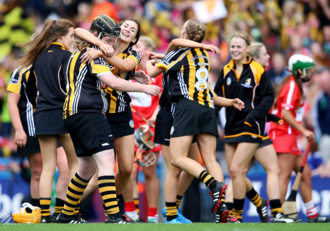 Kilkenny celebrate after the game