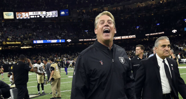 Raiders Saints Football