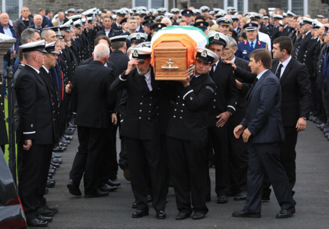 15/09/2016 Caitriona Lucas funeral. Pictured at St