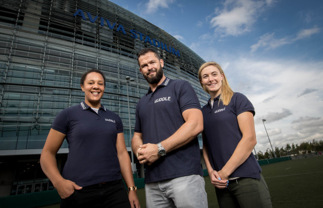Sophie Spence, Andy Farrell and Natalya Coyle