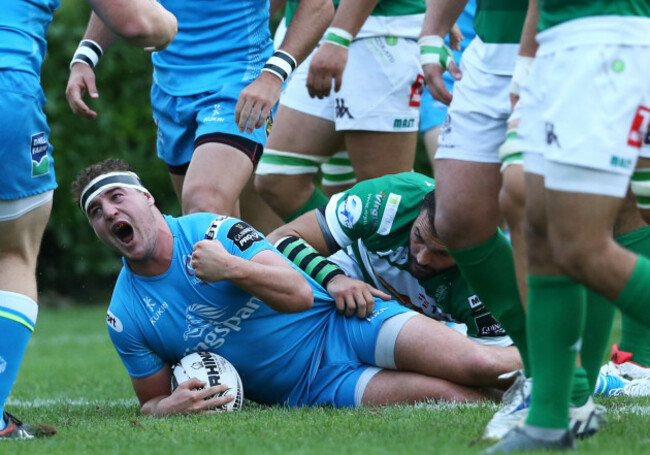 Rob Herring celebrates scoring