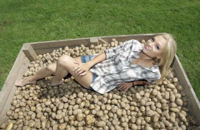 SuperValu new season Irish Potatoes. Top model Sarah Morrissey helps SuperValu announce that the first new season Irish potatoes will be delivered to over 190 stores nationwide this week.