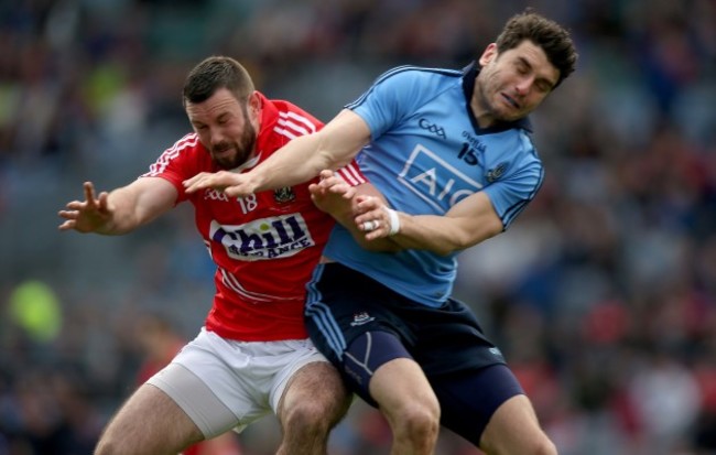 Noel Galvin with Bernard Brogan