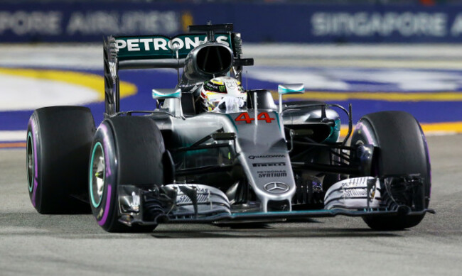 Singapore F1 GP Auto Racing