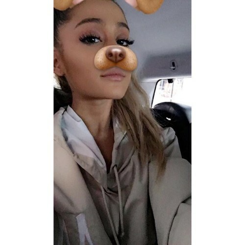 September 16: Ariana via Snapchat ♡