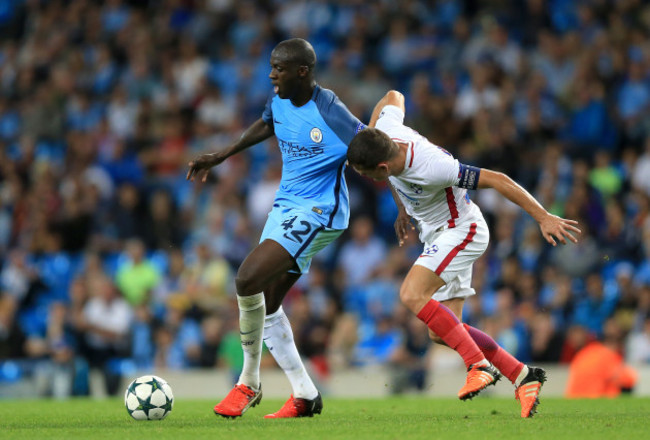 Manchester City v Steaua Bucharest - UEFA Champions League - Play-off Round Second Leg - Etihad Stadium