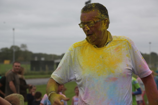 Gerald Kean at colour run