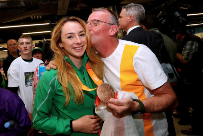 Ellen Keane with her father Eddie