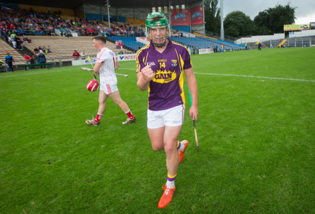 Conor McDonald celebrates