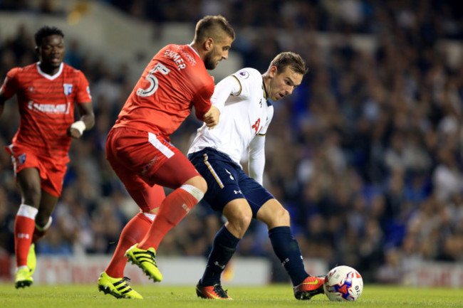 Tottenham Hotspur v Gillingham - EFL Cup - Third Round - White Hart Lane